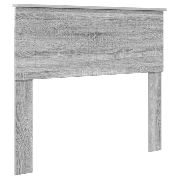 Cabecero con cabecera Gris Sonoma 100 cm Madera contrachapada M 2