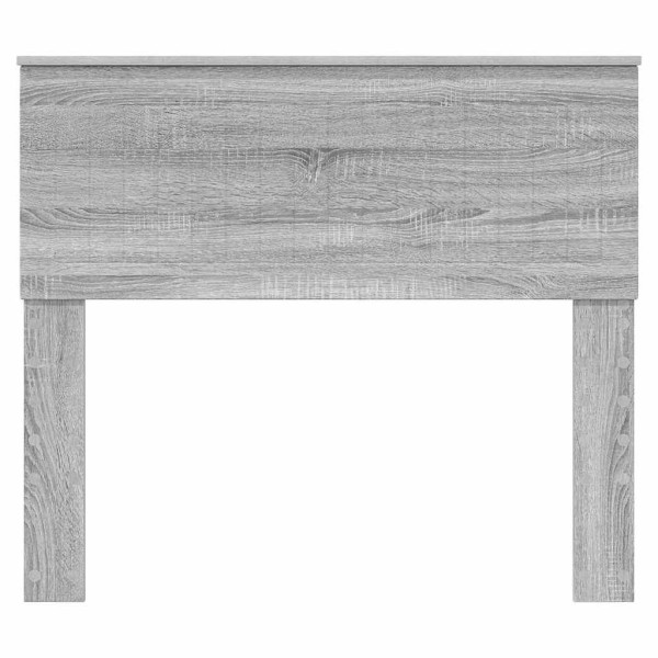 Cabecero con cabecera Gris Sonoma 100 cm Madera contrachapada M 4
