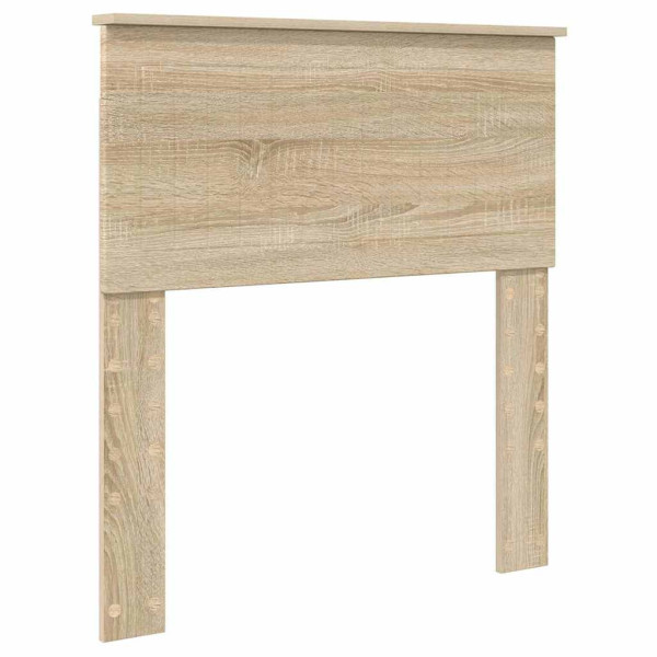 Cabecero con cabecera Roble Sonoma 80 cm Madera contrachapada M 2