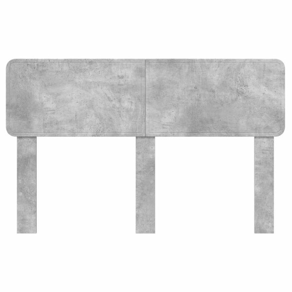 Cabecero con cabecera Gris Concreto 160 cm Madera contrachapada M 4