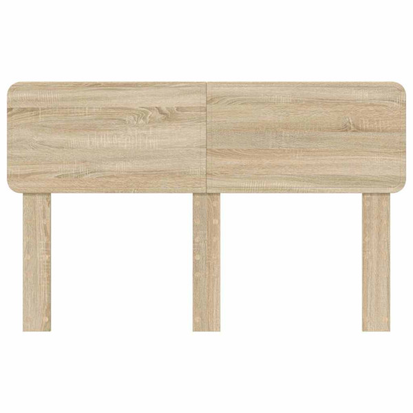 Cabecero con cabecera Roble Sonoma 150 cm Madera contrachapada M 4