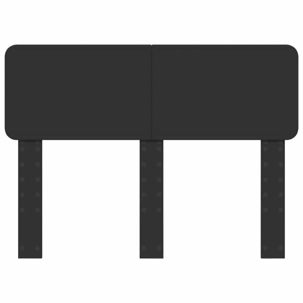 Cabecero con cabecera Roble Negro 135 cm Madera contrachapada M 4