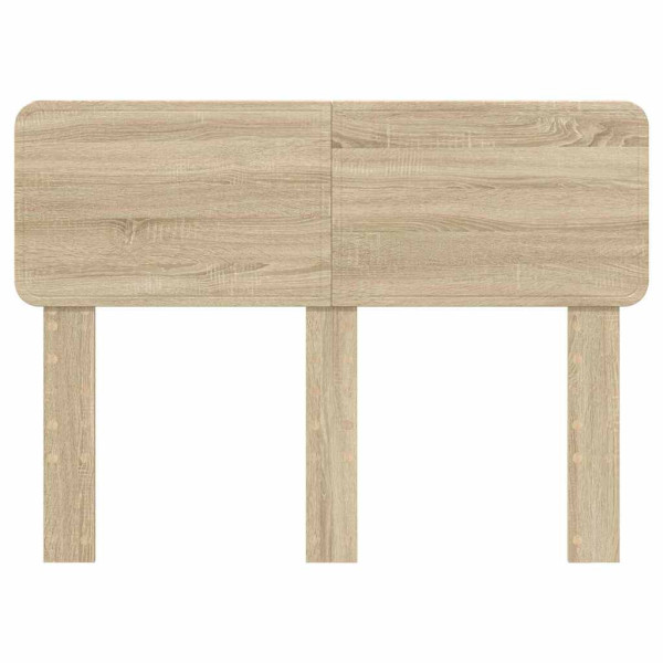 Cabecero con cabecera Roble Sonoma 135 cm Madera contrachapada M 4