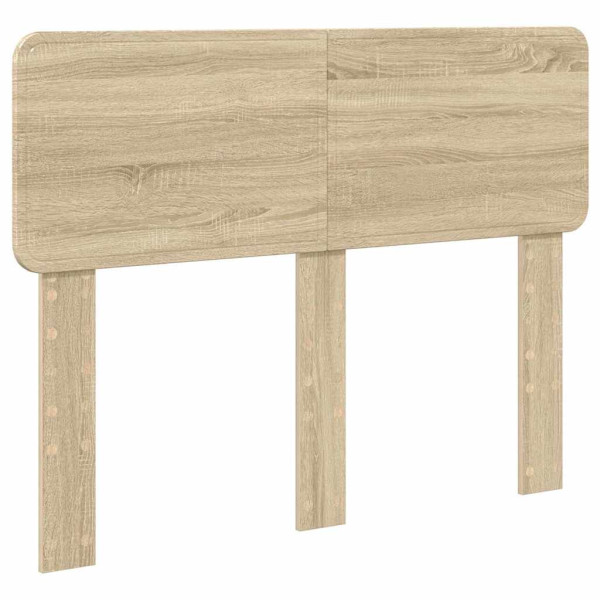 Cabecero con cabecera Roble Sonoma 120 cm Madera contrachapada M 2