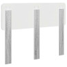 Cabecero con cabecera Gris Sonoma 120 cm Madera contrachapada 5