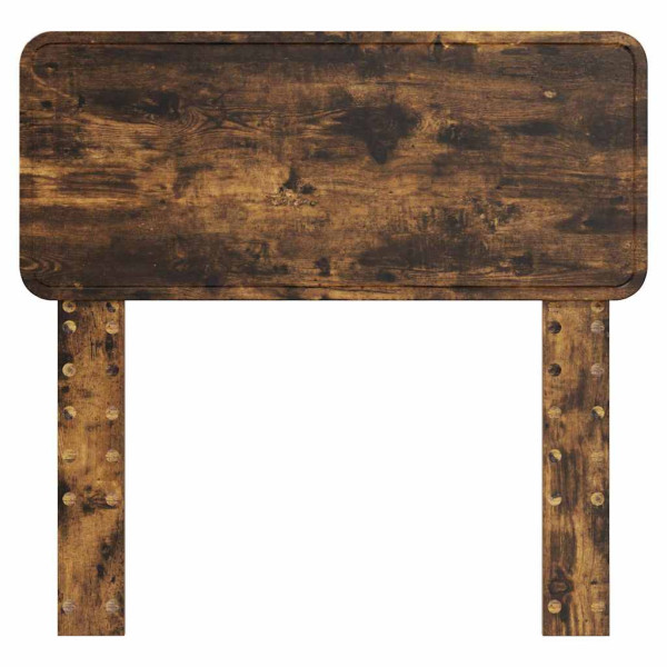 Cabecero con cabecera Roble ahumado 100 cm Madera contrachapada M 4