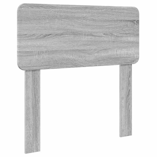Cabecero con cabecera Gris Sonoma 90 cm Madera contrachapada M 2