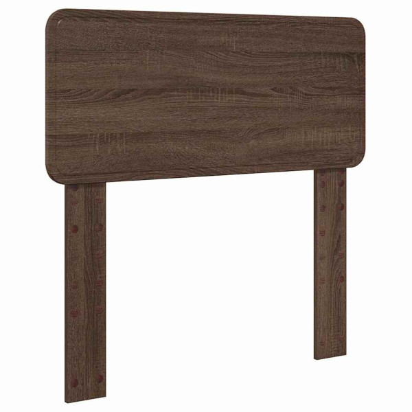 Cabecero con cabecera Roble Marrón 80 cm Madera contrachapada M 2