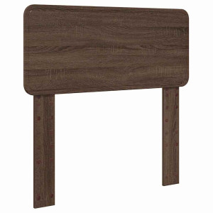Cabecero con cabecera Roble Marrón 75 cm Madera contrachapada H