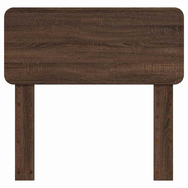Cabecero con cabecera Roble Marrón 75 cm Madera contrachapada M 4