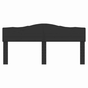 Cabecero con cabecera Roble Negro 200 cm Madera contrachapada H