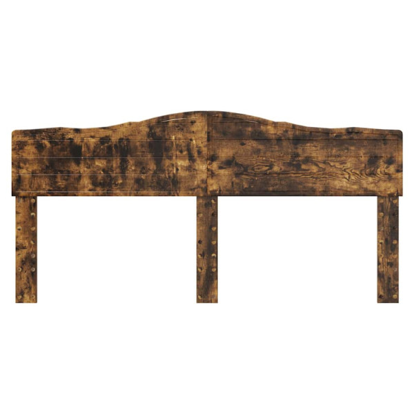 Cabecero con cabecera Roble ahumado 200 cm Madera contrachapada M 4