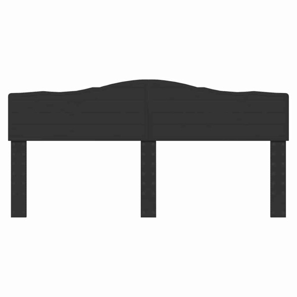 Cabecero con cabecera Roble Negro 180 cm Madera contrachapada M 4