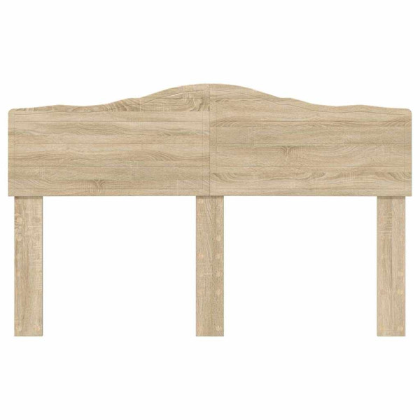 Cabecero con cabecera Roble Sonoma 160 cm Madera contrachapada M 4
