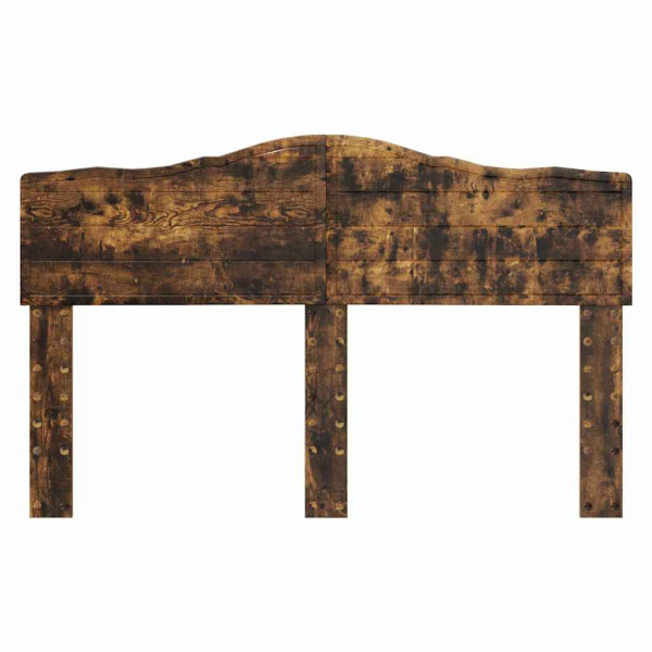 Cabecero con cabecera Roble ahumado 160 cm Madera contrachapada M 4