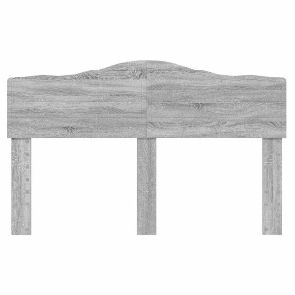 Cabecero con cabecera Gris Sonoma 160 cm Madera contrachapada M 4