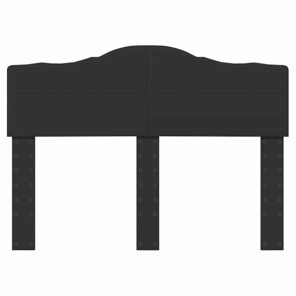 Cabecero con cabecera Roble Negro 135 cm Madera contrachapada M 4