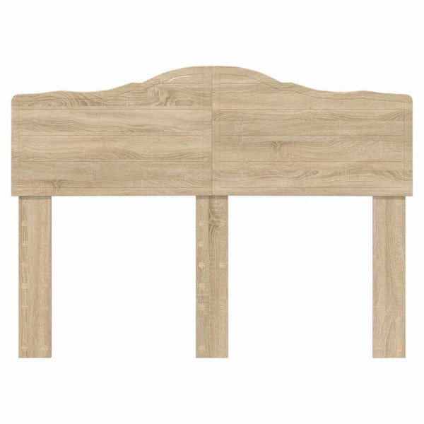 Cabecero con cabecera Roble Sonoma 135 cm Madera contrachapada M 4