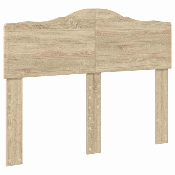 Cabecero con cabecera Roble Sonoma 120 cm Madera contrachapada M 2