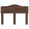 Cabecero con cabecera Roble Marrón 120 cm Madera contrachapada 4
