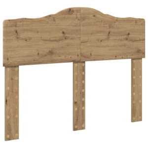 Cabecero Roble artesanal 120 cm Madera contrachapada H