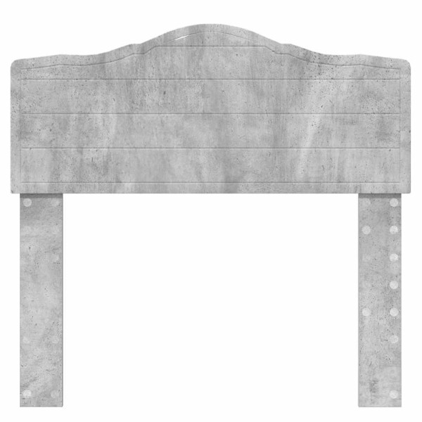 Cabecero con cabecera Gris Concreto 100 cm Madera contrachapada M 4