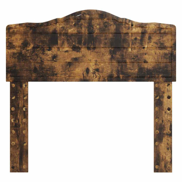 Cabecero con cabecera Roble ahumado 90 cm Madera contrachapada M 4