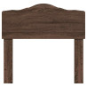 Cabecero con cabecera Roble Marrón 90 cm Madera contrachapada 4