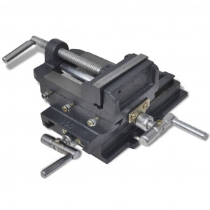 Torno-prensa manual com corrediça transversal 78 mm H