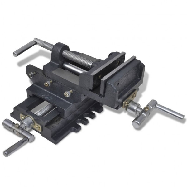 Torno-prensa manual com corrediça transversal 78 mm M 5