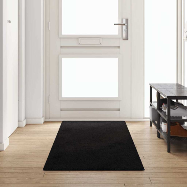 Runner de Alfombra Negro 80 x 300 cm D