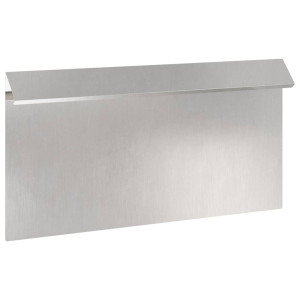 Valla para caracoles Plateado 50 x 3.5 x 25 cm Acero inoxidable H