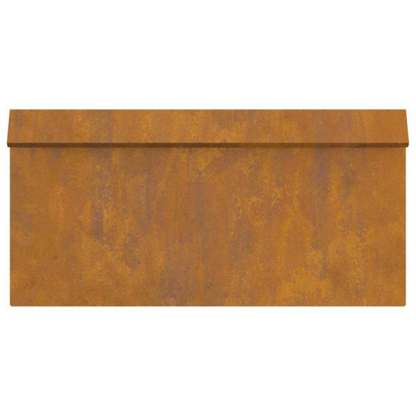 Valla para caracoles 4 pcs Oxidado 50 x 3.5 x 25 cm M 5