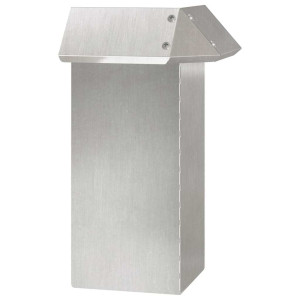 Valla para caracoles Plateado 13.5 x 13.5 x 25 cm H