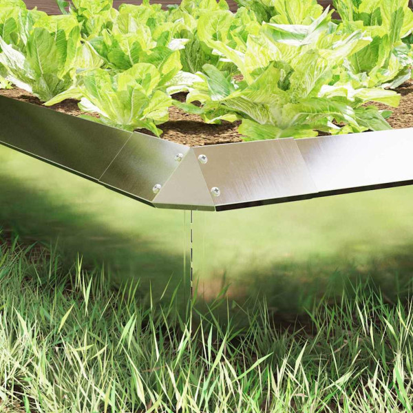 Valla para caracoles 4 pcs Plateado 13.5 x 13.5 x 25 cm M 3