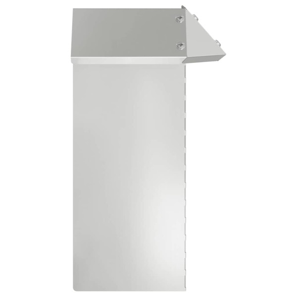 Valla para caracoles 4 pcs Plateado 13.5 x 13.5 x 25 cm M 4