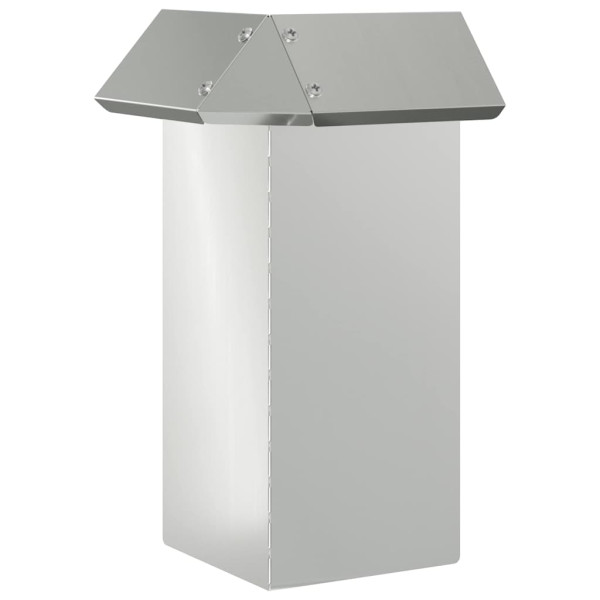 Valla para caracoles 4 pcs Plateado 13.5 x 13.5 x 25 cm M 5