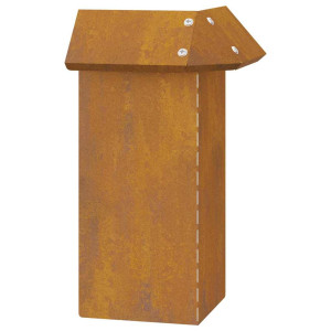 Valla para caracoles Oxidado 13.5 x 13.5 x 25 cm H