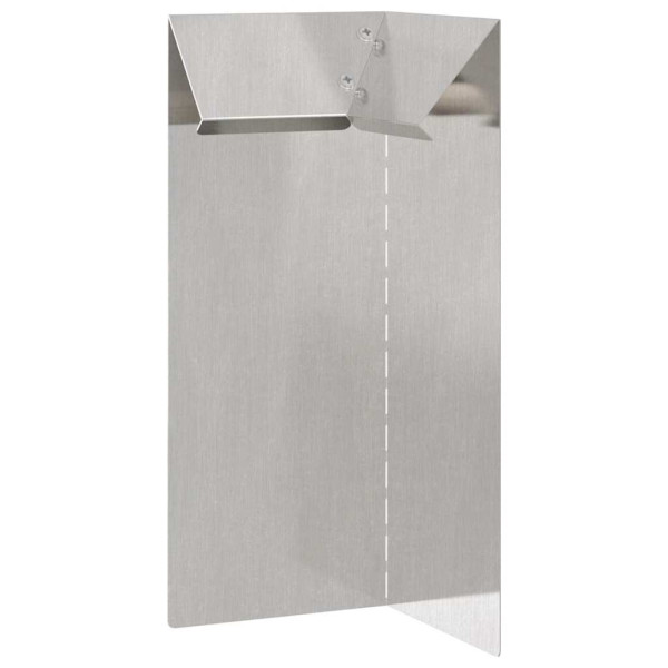 Valla para caracoles Plateado 10 x 10 x 25 cm Acero inoxidable M 4