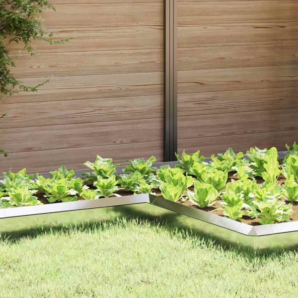 Valla para caracoles 4 pcs Plateado 10 x 10 x 25 cm D