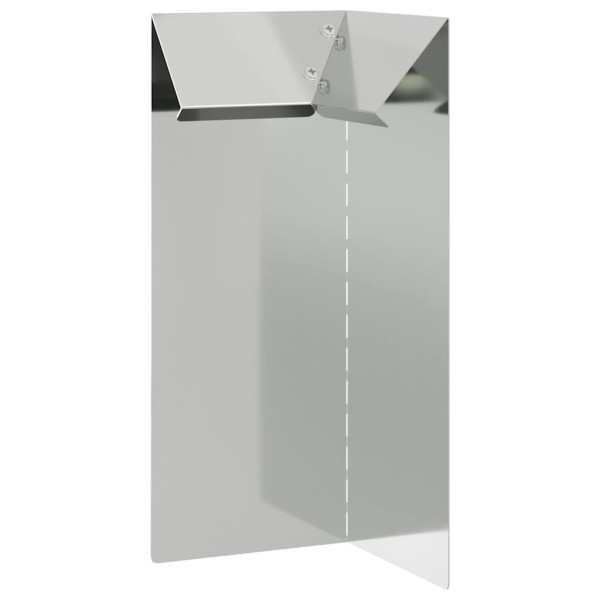 Valla para caracoles Plateado 10 x 10 x 25 cm Acero Galvanizado M 4