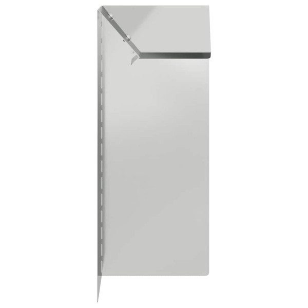 Valla para caracoles Plateado 10 x 10 x 25 cm Acero Galvanizado M 5