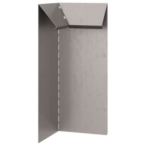 Valla para caracoles 4 pcs Oxidado 10 x 10 x 25 cm H