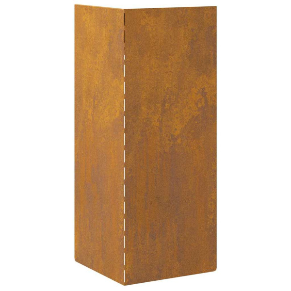 Valla para caracoles 4 pcs Oxidado 10 x 10 x 25 cm M 5