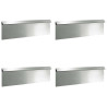 Cercas para caracoles 8 pcs Plateado Acero Galvanizado 4