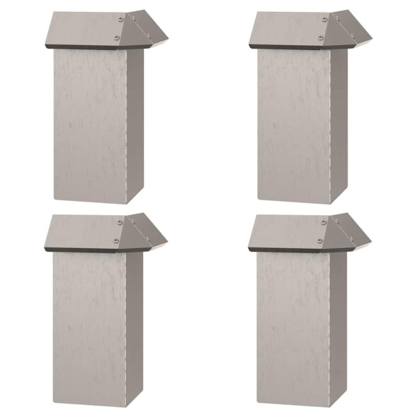 Cercas para caracoles 8 pcs Oxidado Acero autopatinable M 5