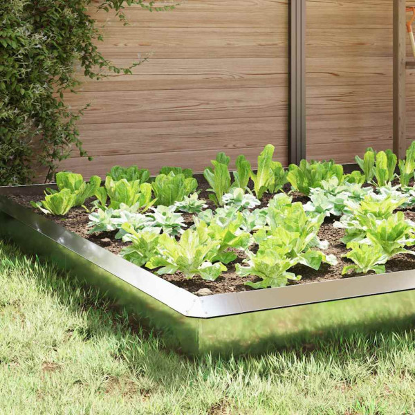 Cercas para caracoles 16 pcs Plateado Acero Galvanizado M 4