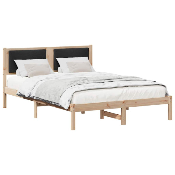 Estructura de cama Negro 160 x 200 cm Madera de pino macizo M 3