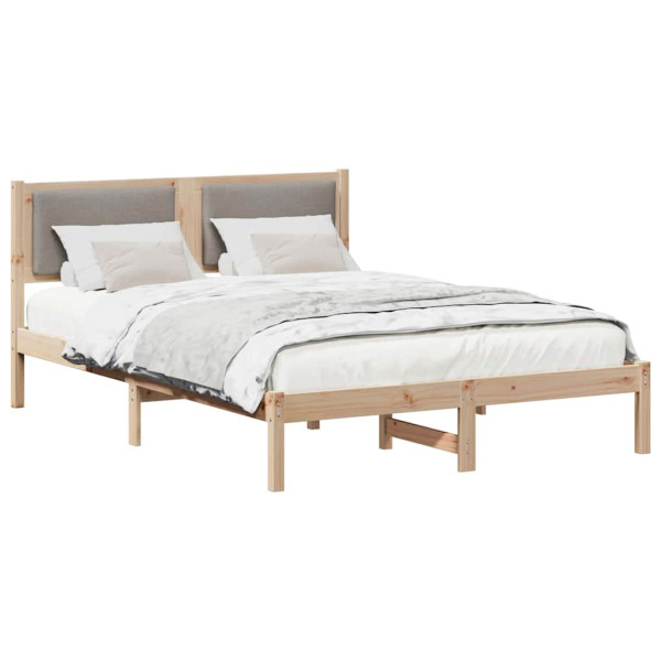 Estructura de cama Taupé 150 x 200 cm Madera de pino macizo M 3