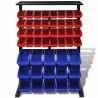 Organizador de Ferramentas Azul & Vermelho para Garagem 2